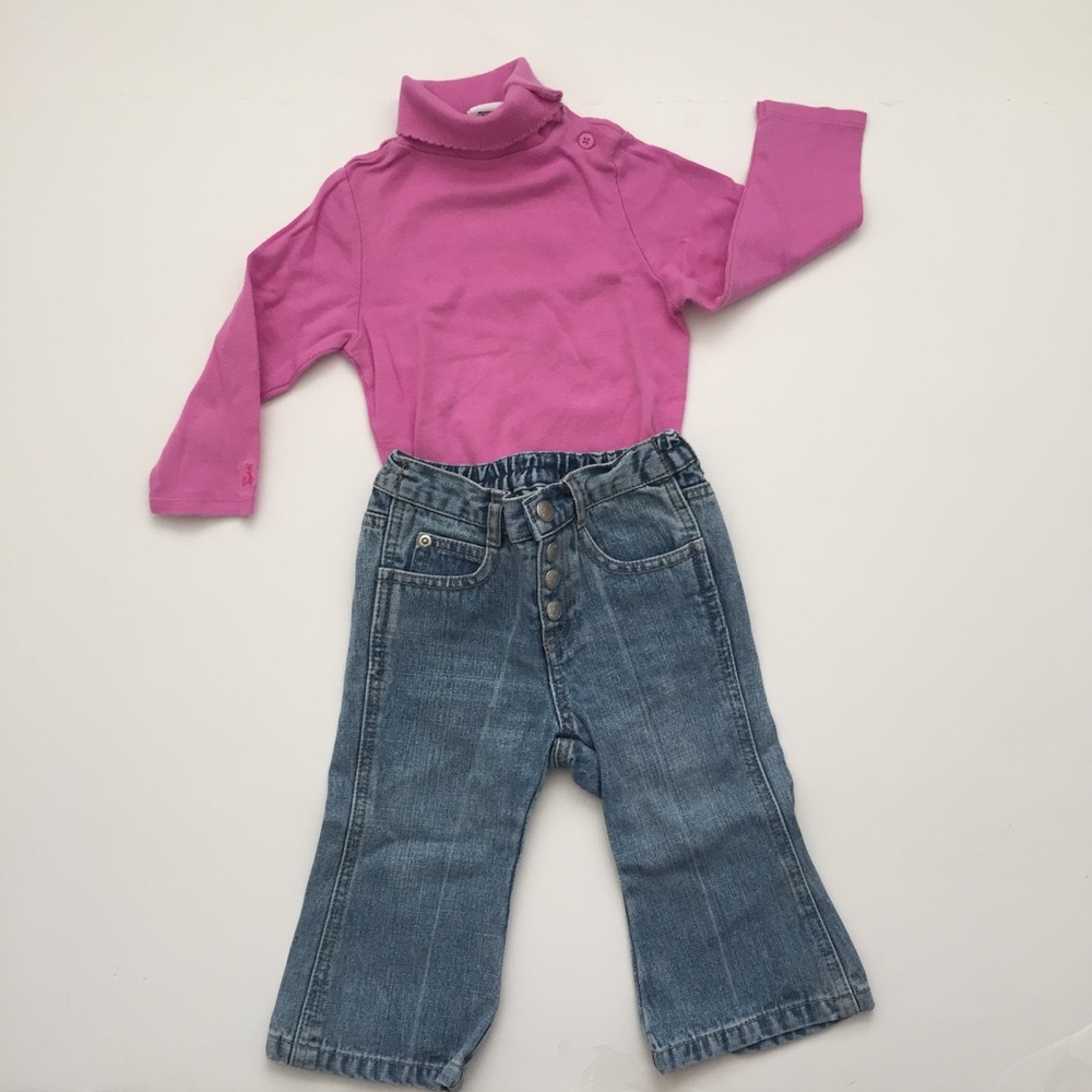 🌈GAP BABY GIRL JEANS IN A FADED WASH